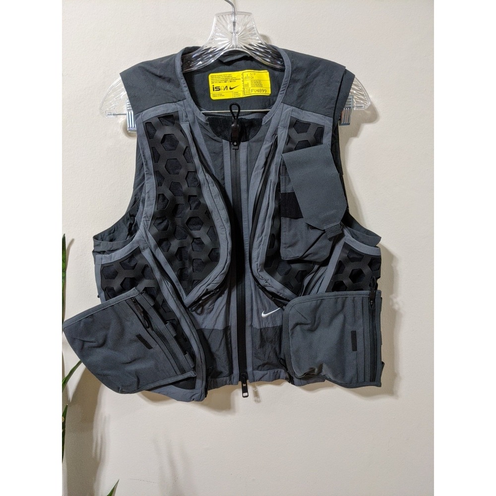 Nike ISPA MLLE‎ Vest Anthracite Dark Grey Black FV4899-060 Size Small RARE NWT